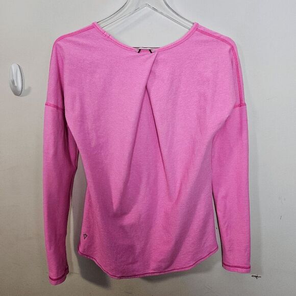 Ivivva Girls Long Sleeve Activewear Top Neon Pink Size 14 Womens XS - Picture 2 of 3